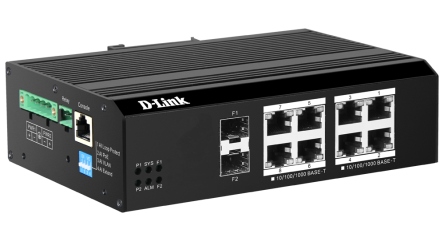 D-Link представила новые серии промышленных коммутаторов DIS-F100G и DIS-F200G