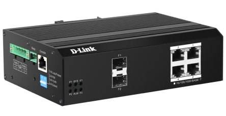 D-Link представила новые серии промышленных коммутаторов DIS-F100G и DIS-F200G
