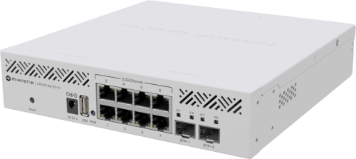 MikroTik анонсировала 2.5/10GbE-коммутатор CRS310-8G+2S+IN