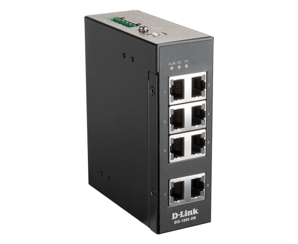 D-Link выпустила новый промышленный коммутатор DIS-100G-8W