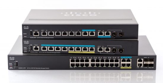 Cisco представила новые серии коммутаторов Cisco 250 / 350 