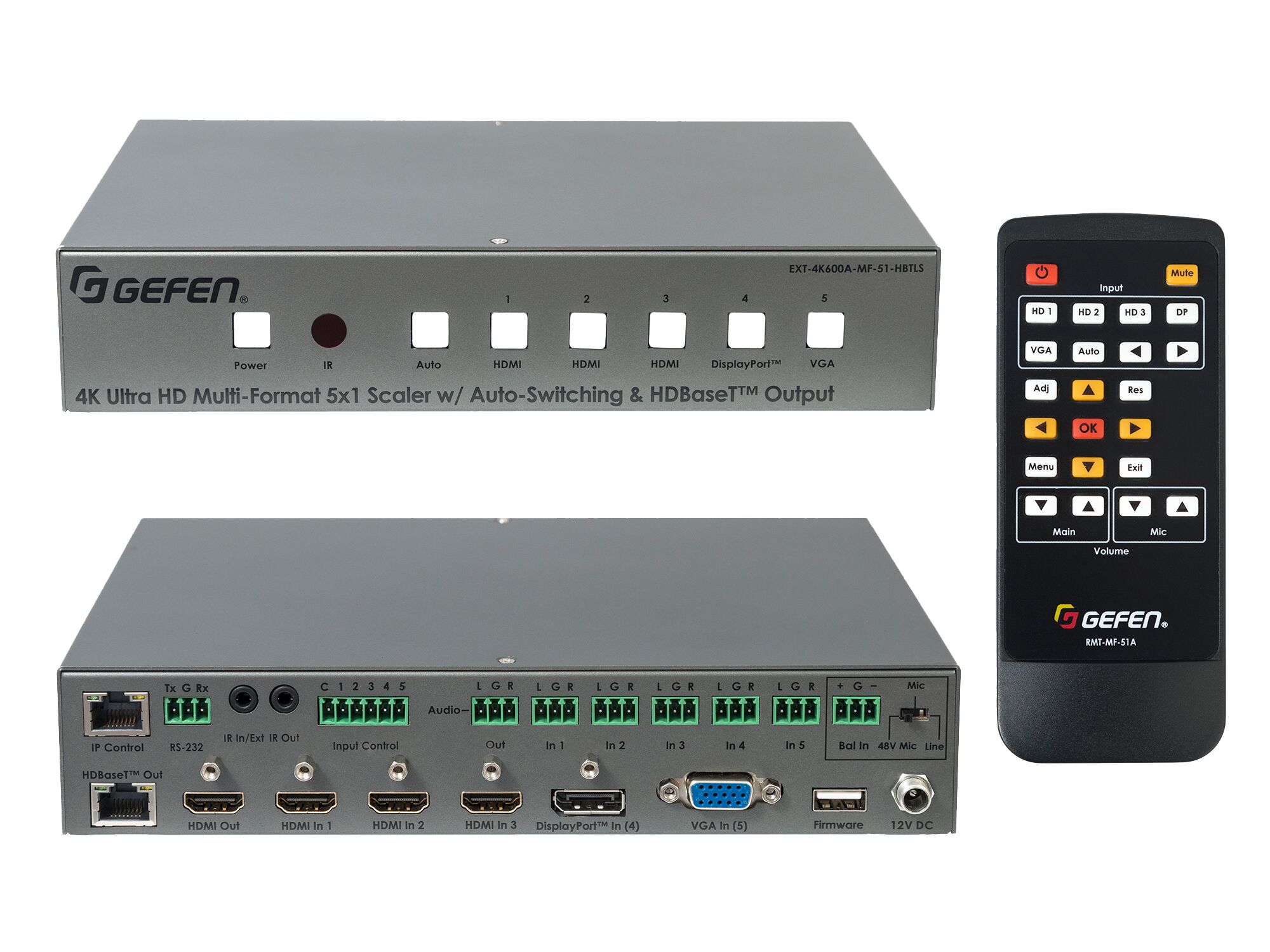 Gefen выпустила мультиформатный коммутатор EXT-4K600A-MF-51-HBTLS