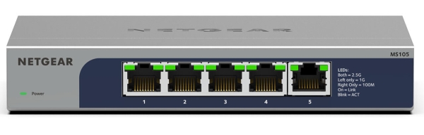 Netgear выпустила два неуправляемых коммутатора MS105 и MS305